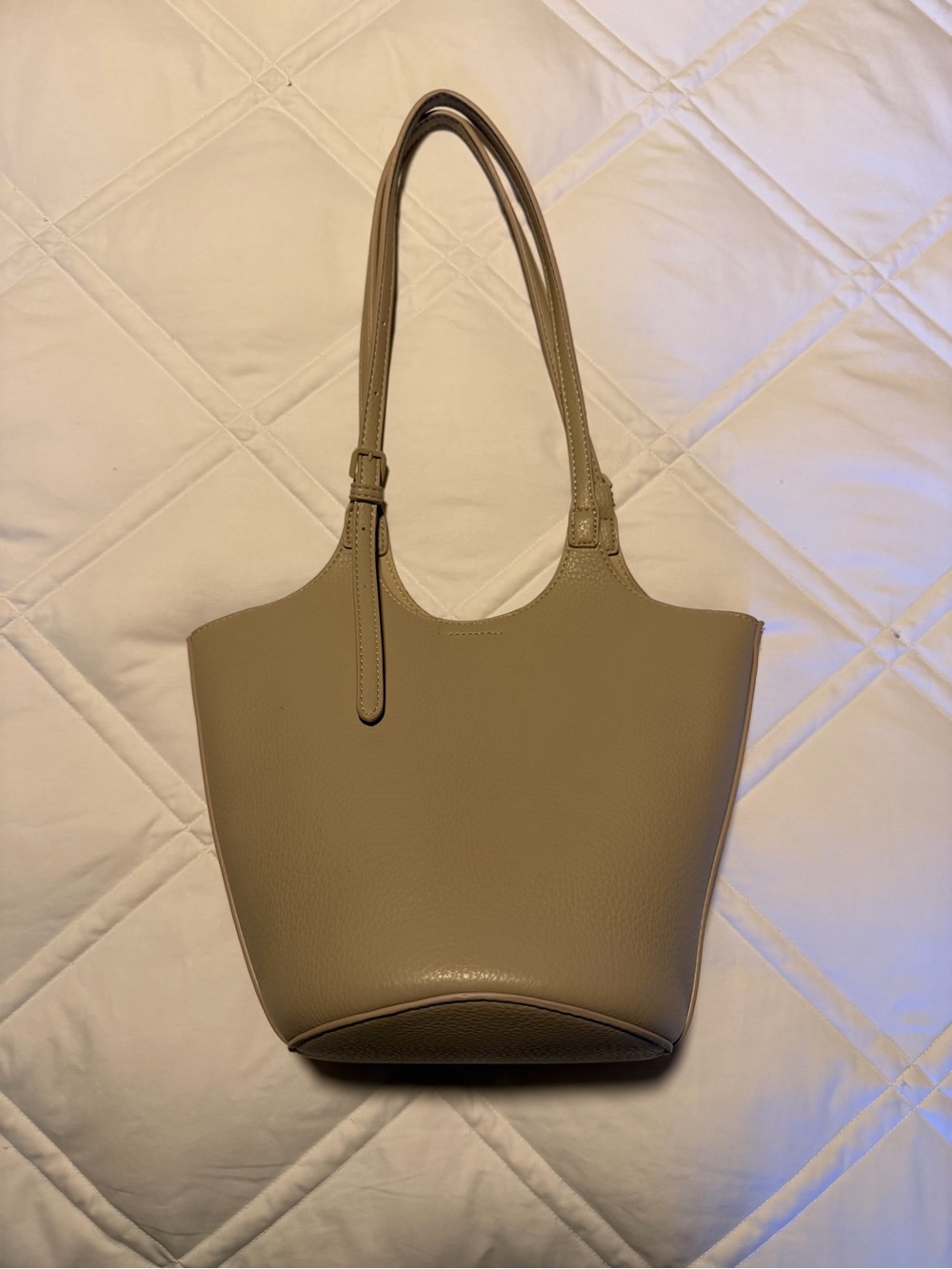Beige Anthropologie Shoulder Bag